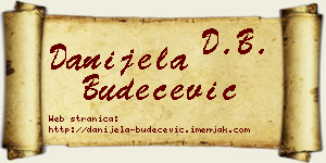 Danijela Budečević vizit kartica